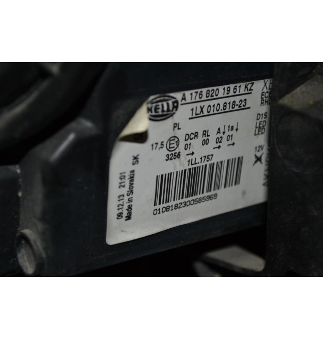 Μούρη Κομπλέ Mercedes-Benz A Class W176 Xenon 2012-2015 (Με 2 φτερα και καπω)