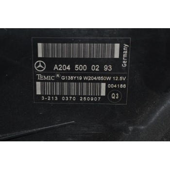 Μούρη Κομπλέ Mercedes-Benz C200 W204 AMG Xenon 2007-2012 (Με 2 φτερα και καπω)