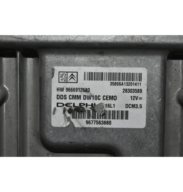 Εγκέφαλος Peugeot 508 I 2.0 RH02 2010-2018 9677563880