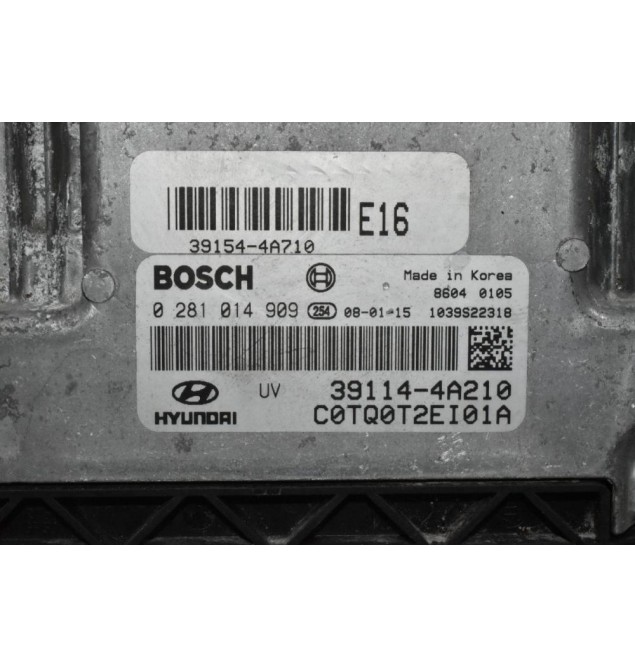 Εγκέφαλος Hyundai H-1 2.5 CRDI D4CB 170ps 2008-2022 BOSCH 39114-4A210 0281014909