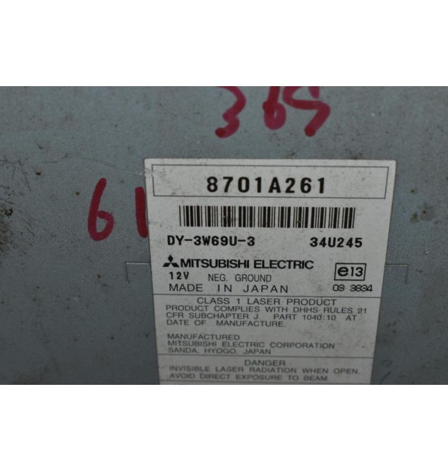 Ράδιο-CD  Mitsubishi Lancer - Outlander 2004-2008 8701A261