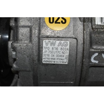 Κομπρεσέρ Aircondition - A/C Volkswagen Touareg 3.0 TDI CW 2010-2018 DENSO 7P0816803A 447150-6590  (Σπάσιμο Στην Τροχαλία)