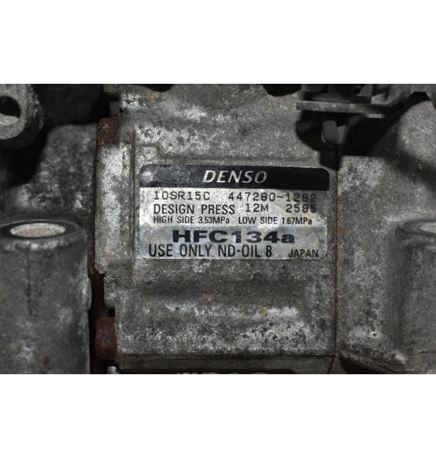 Κομπρεσέρ Aircondition - A/C Honda CR-V 2.0 R20A 2007-2012 DENSO 447280-1262 HFC134a