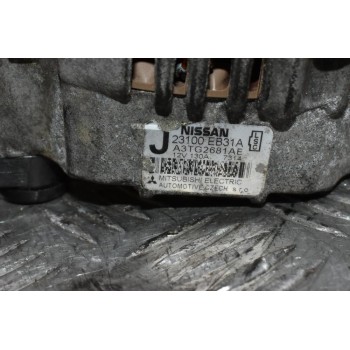 Δυναμό Nissan Navara D40 2.5 DCI YD25 2005-2010 23100-ΕΒ31Α 130A