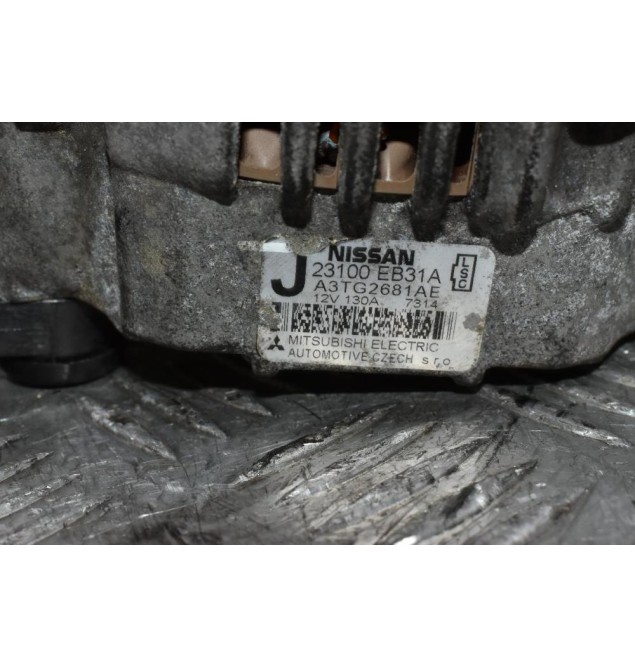 Δυναμό Nissan Navara D40 2.5 DCI YD25 2005-2010 23100-ΕΒ31Α 130A