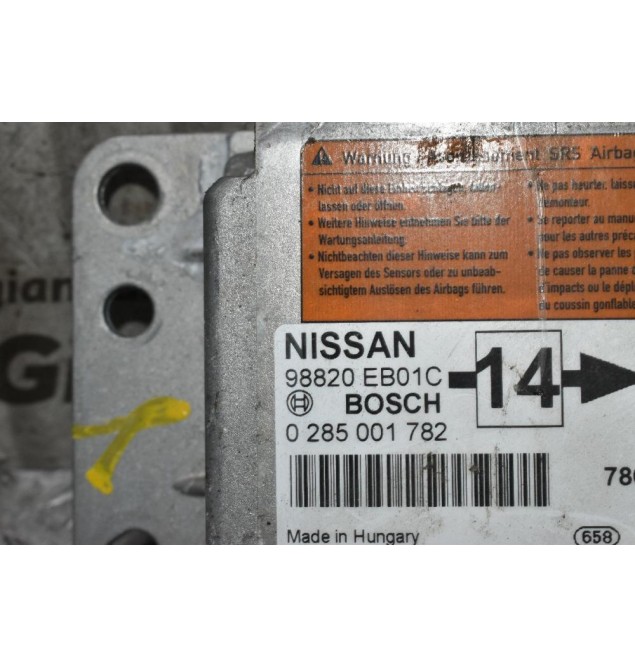 Πλακέτα Airbag - Αερόσακων Nissan Navara D40 2005-2015 BOSCH 98820-EB01C 0285001782