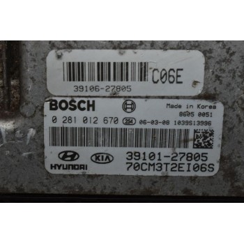 Εγκέφαλος Κινητήρα Kia Sorento 2002-2010 BOSCH 0281012670 39101-27805 D4CB