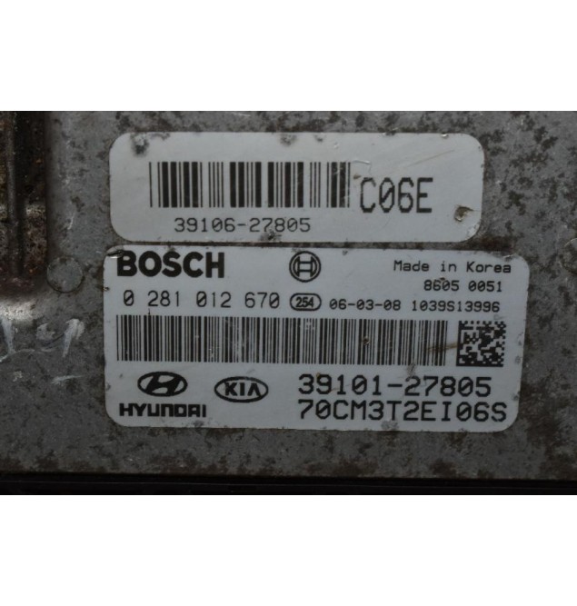 Εγκέφαλος Κινητήρα Kia Sorento 2002-2010 BOSCH 0281012670 39101-27805 D4CB