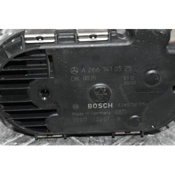 Πεταλούδα Γκαζιού Mercedes-Benz E200 1.8 271860 2010-2016 BOSCH A2661410525 0280750175