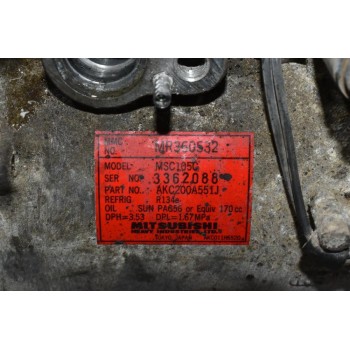 Κομπρεσέρ Aircondition Mitsubishi L200 4D56 K74 1997-2005 MR360532