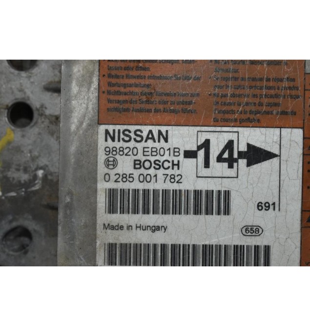 Σετ Αερόσακων Χωρίς Ζώνες Ασφαλείας Nissan Navara D40 2005-2015 98820EB01B 0285001782 (Λείπει το Καπάκι του Συνοδηγού)