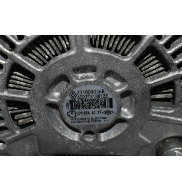 Δυναμό Renault Kadjar 1.5 DCI K9KF647 2014-2020 231009036R 85A (Με Χτύπημα)