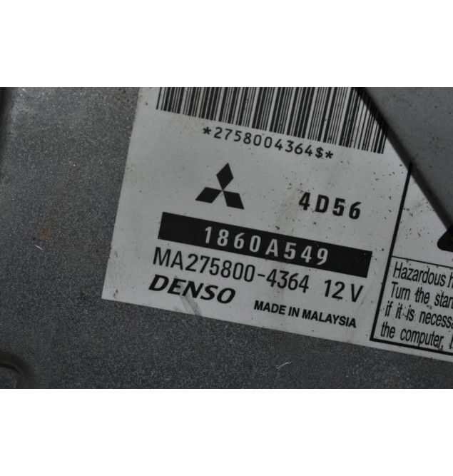 Εγκέφαλος Κινητήρα Mitsubishi L200 KB4 2.5 DID 4D56U 2005-2015 DENSO 1860A549