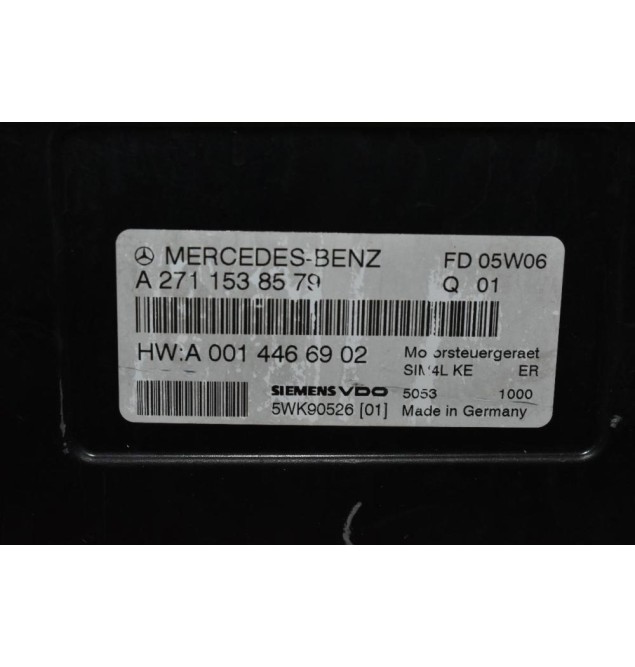 Εγκέφαλος Mercedes-Benz E200 W211 W204 271950 2004-2010 A2711538579 A0014466902 5WK90526