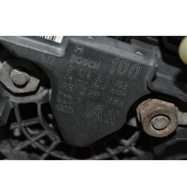 Δυναμό Opel Zafira 2005-2015 1.8 A18XER BOSCH 13229984 0124325163 100A