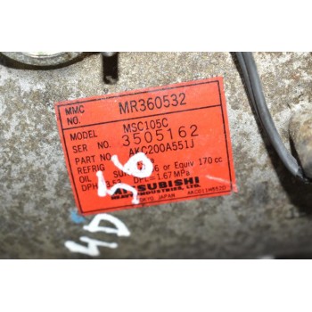 Κομπρεσέρ Aircondition Mitsubishi L200 4D56 K74 1997-2005 MR360532