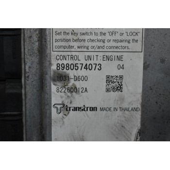 Εγκέφαλος Isuzu D-Max 3.0 4JJ1 2007-2013 TRANSTRON 8980574073