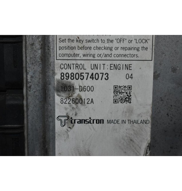 Εγκέφαλος Isuzu D-Max 3.0 4JJ1 2007-2013 TRANSTRON 8980574073