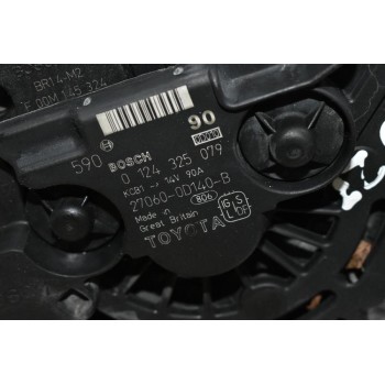 Δυναμό Toyota Avensis / Corolla 1.6 3ZZ 2001-2007 BOSCH 27060-0D140-B 0124325079 90A
