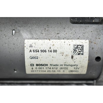 Μίζα Mercedes-Benz E220 d 2.0 W213 654920 2016-2022 BOSCH A6549061400 0001174612 (613)