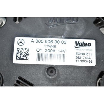 Δυναμό Mercedes-Benz E220 d 2.0 W213 654920 2016-2022 A0009063003 200A