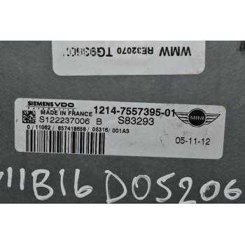 Εγκέφαλος Mini Cooper S 1.6  2002-2006 VDO 1214-7557395-01 S122237006 (Compressor)