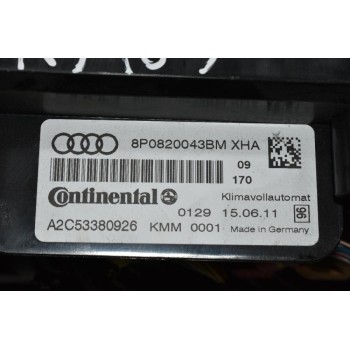 Χειριστήριο Κλιματισμού Audi A3 8P 2009-2012 8P0820043BM A2C53380926 (Γνήσιο)