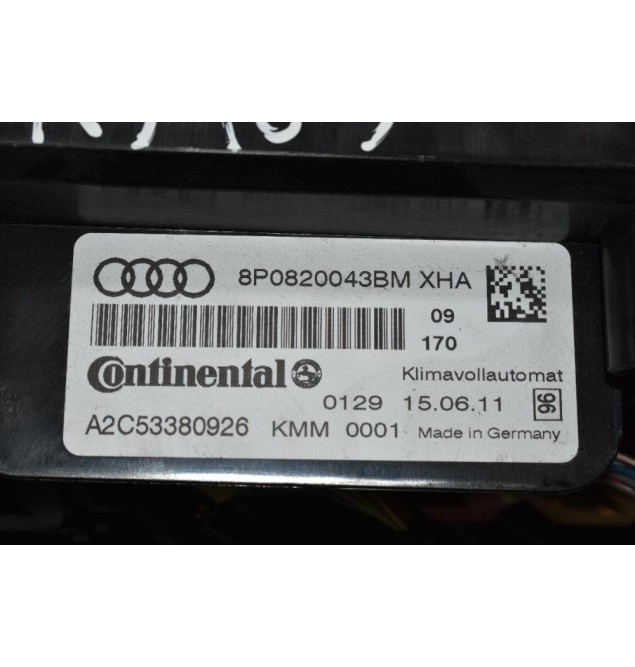 Χειριστήριο Κλιματισμού Audi A3 8P 2009-2012 8P0820043BM A2C53380926 (Γνήσιο)