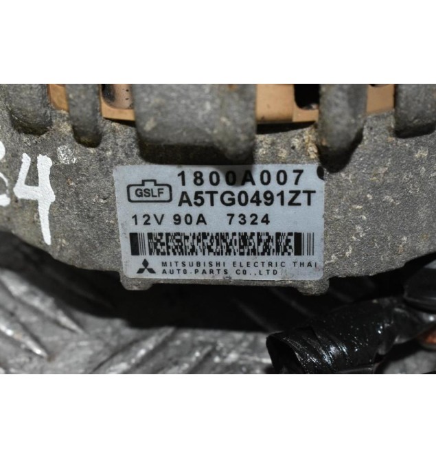 Δυναμό Mitsubishi L200 2.5 DID 4D56U Safari 2005-2012 1800A007 A5TG0491ZT 90A