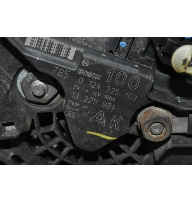 Δυναμό Opel Zafira/Astra H 1.6 Z16XER BOSCH 13229984 0124325163 100A