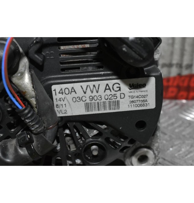 Δυναμό Volkswagen Golf VI 1.4 TSI CAV 2008-2015 VALEO 03C903025D 140A