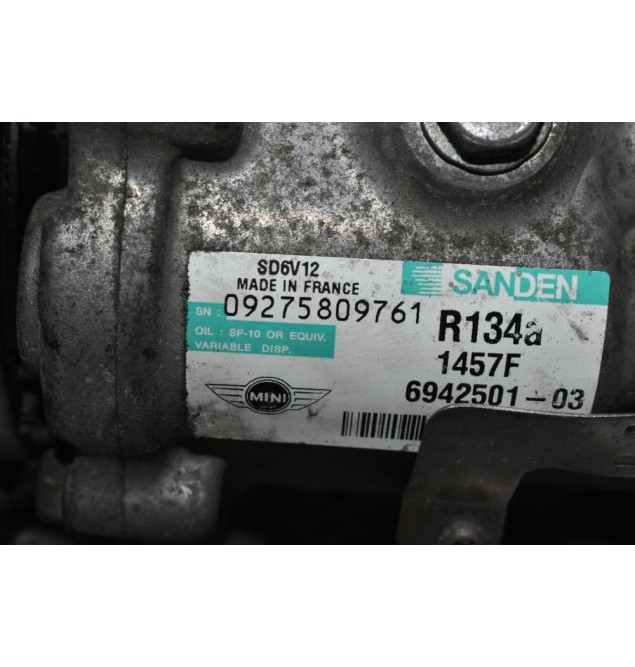 Κομπρεσέρ Aircondition Mini Cooper R56 N12E16AA 2006-2011 SANDEN 6942501-03 1457F