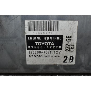 Εγκέφαλος Κινητήρα Toyota Corolla/Celica 2ZZ 2001-2010 DENSO 89666-12270 175200-7071