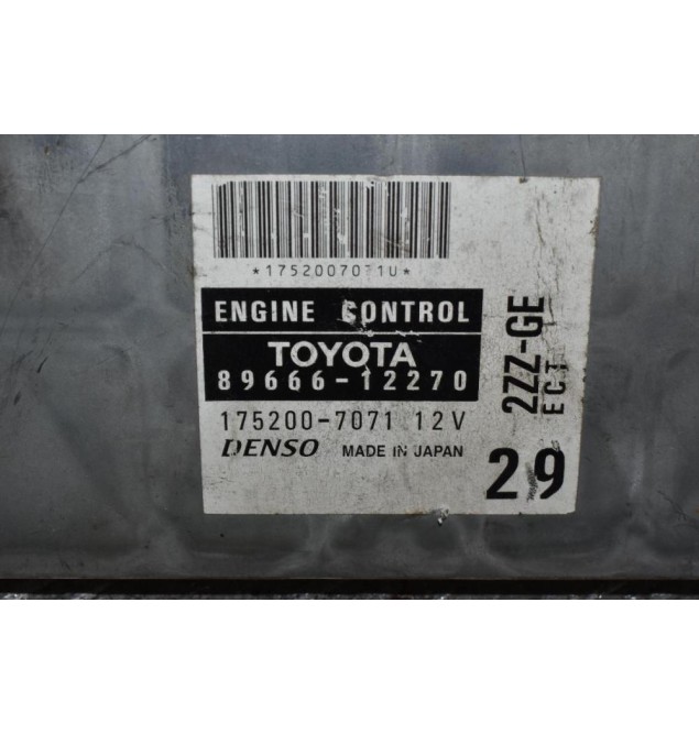 Εγκέφαλος Κινητήρα Toyota Corolla/Celica 2ZZ 2001-2010 DENSO 89666-12270 175200-7071