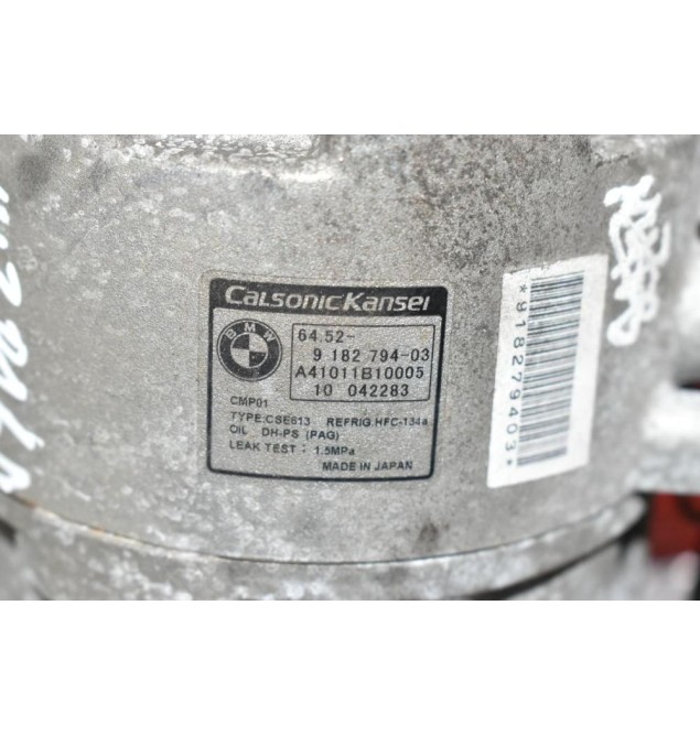 Κομπρεσέρ Aircondition - A/C Bmw E90 320 143ps N43B20A 2005-2010 9182794-03
