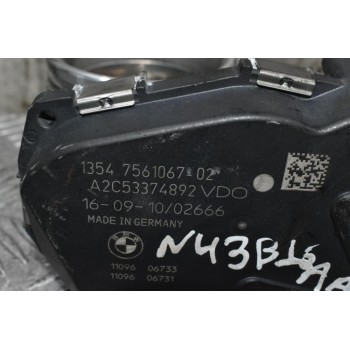 Πεταλούδα Γκαζιού Bmw 3 E87 E90 N43B20AA 2005-2010 A2C53374892 7561067-02