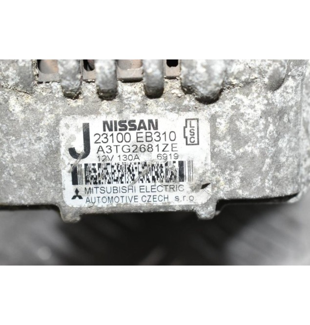 Δυναμό Nissan Navara D40 2.5cc YD25  2005-2010 23100-EB310 130A
