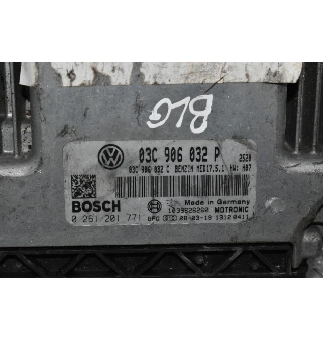 Εγκέφαλος Volkswagen Golf 1.4 TSI BLG 2006-2012 BOSCH 03C906032P MED17.5.1 0261201771