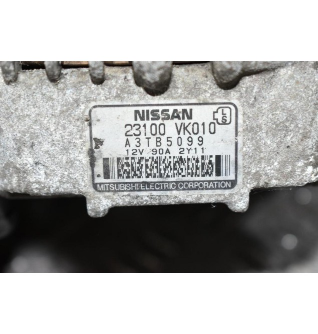 Δυναμό Nissan Navara D22 YD25 133PS 2001-2005 23100-VK010 90A