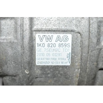 Κομπρεσέρ Aircondition - A/C Volkswagen Tiguan 2.0 CCZ 2007-2017 1Κ0820859S (Μικρό Σπάσιμο Στην Τροχαλία+ Φις)