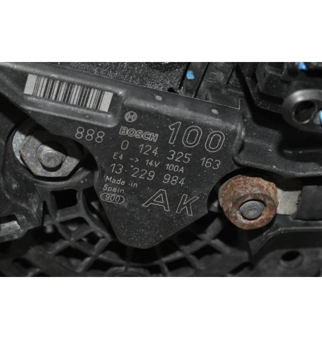 Δυναμό Opel Zafira/Astra H 1.8 Z18XER BOSCH 13229984 0124325163 100A