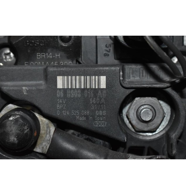 Δυναμό Volkswagen Tiguan 2.0 CCZ 2007-2017 06B903016AB 0124525088 140A