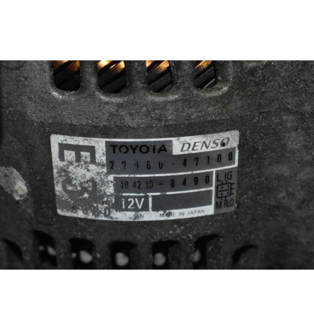 Δυναμό Toyota Yaris 1.3 1NR 2010-2015 DENSO 27060-47100 104210-8490 12V
