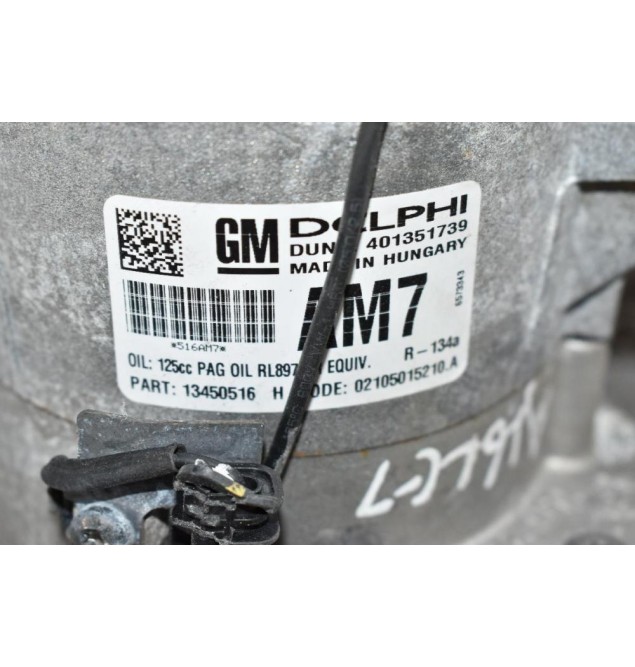 Κομπρεσέρ Aircondition - A/C Opel Astra J 1.6 A16LET 2009-2015 DELPHI 401351739 13450516 ΑΜ7