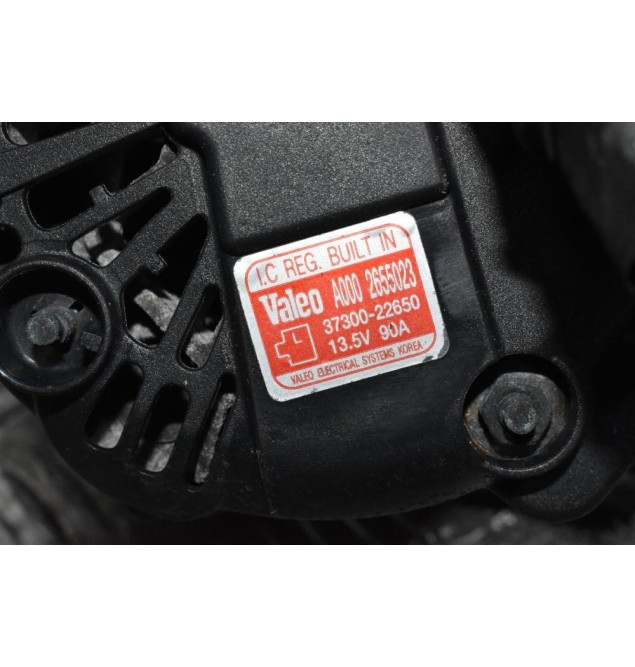 Δυναμό  Kia Rio - Hyundai Accent - Tucson G4GC 90Α 2005-2012 37300-22650 VALEO (Με Χτύπημα)