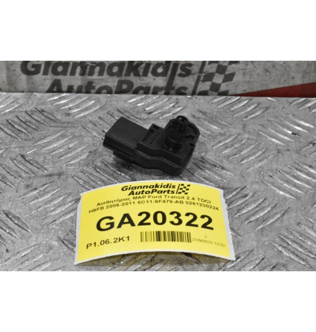 Αισθητήρας MAP Ford Transit 2.4 TDCI H9FB 2006-2011 6C11-9F479-AB 0261230224 (4pins)