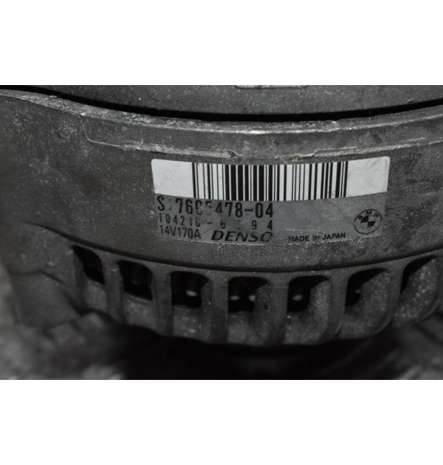 Δυναμό Bmw 320/420/520 F10/F30/F32 N20B20B 2010-2018 DENSO 7605478-04 104210-6394 170A