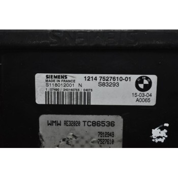 Εγκέφαλος Mini Cooper S 1.6 SIEMENS 7527610-01 S118012001N