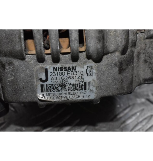 Δυναμό Nissan Navara D40 2.5 YD25  2005-2010 23100-EB310 130A