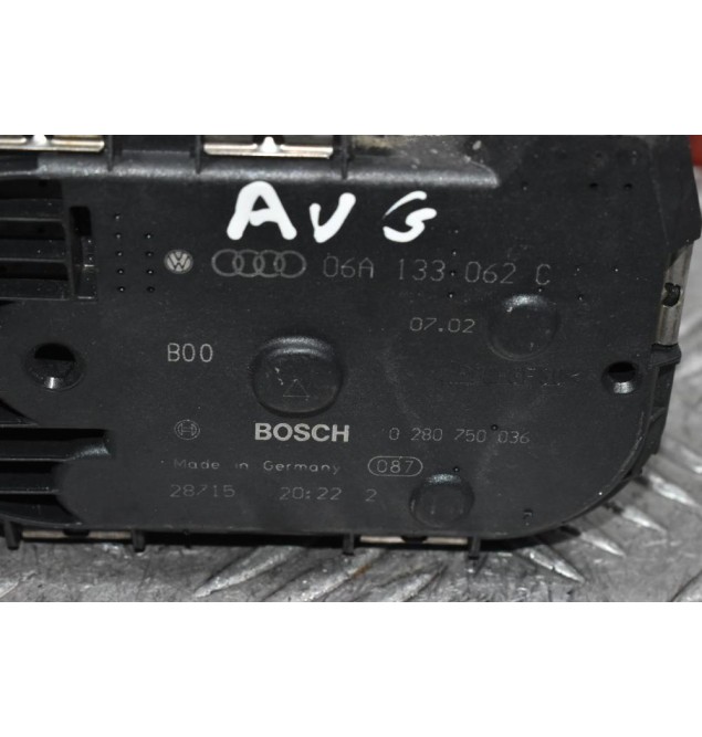Πεταλούδα Γκαζιού Volkswagen Golf Bora Beetle 1.8T 20VT 2000-2005 (Γνήσια) 06A133062C 0280750036 (Audi A3 TT / Seat Ibiza Leon Toledo / Skoda Octavia)